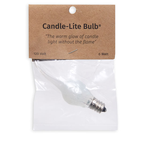 6 Watt Large Candle-Lite Light Bulb - Box of 12