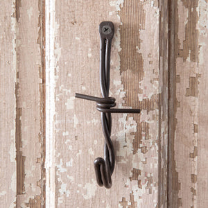 Barbed Wire Wall Hook - Box of 4