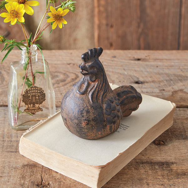 Rustic Mini Tabletop Rooster