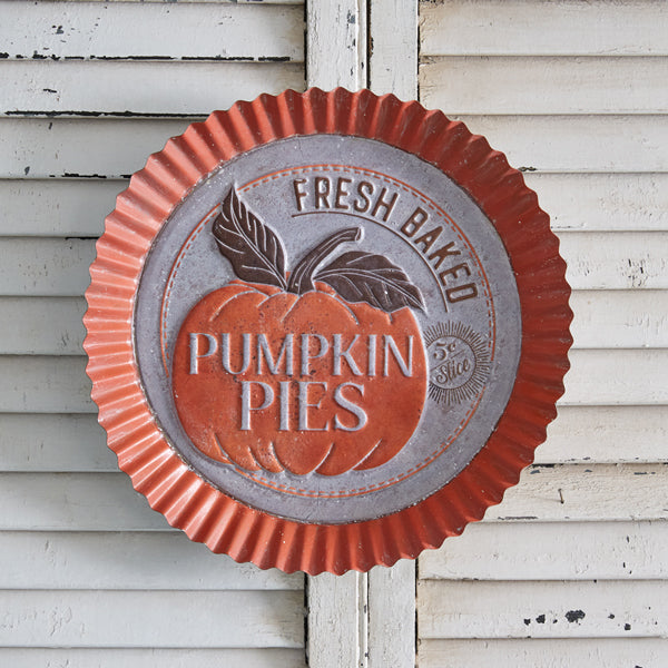 Pumpkin Pies Bottle Cap Sign