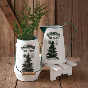 Christmas Tree Farm Pitcher