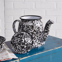 Splattered Enamel Teapot