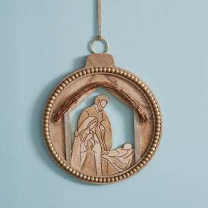 Manger Scene Wall Ornament