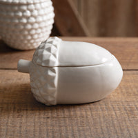 Porcelain Acorn Jar - Min of 2