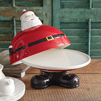 Winking Santa Dessert Stand