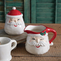 Winking Santa Sugar Jar