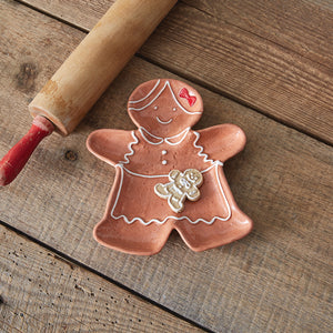 Gingerbread Man Plate