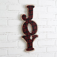Buffalo Plaid Joy Wall Decor