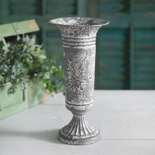 Metal Trumpet Vase