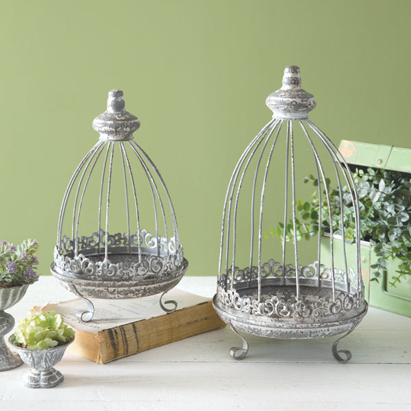 Set of Two Stone Valley Cloches