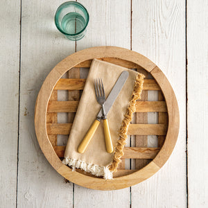 Wood Plate Charger - D&J Farmhouse Collections