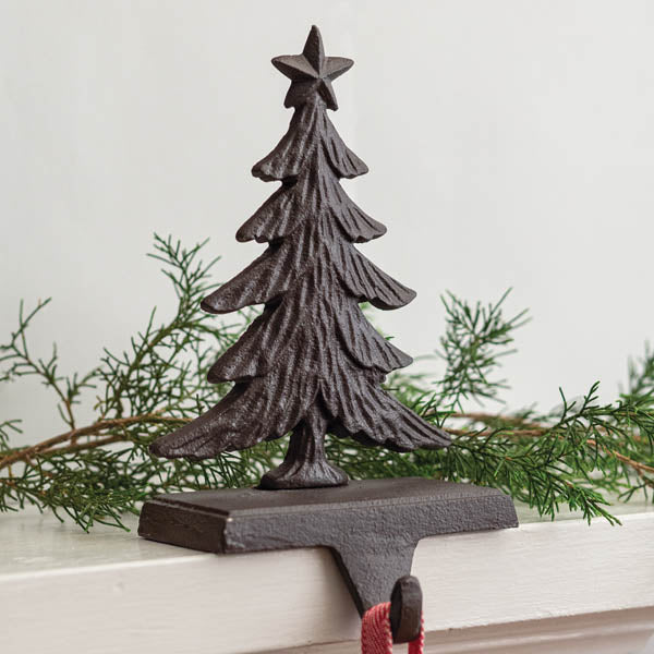 Cast Iron Christmas Tree Stocking Holder - D&J Farmhouse Collections