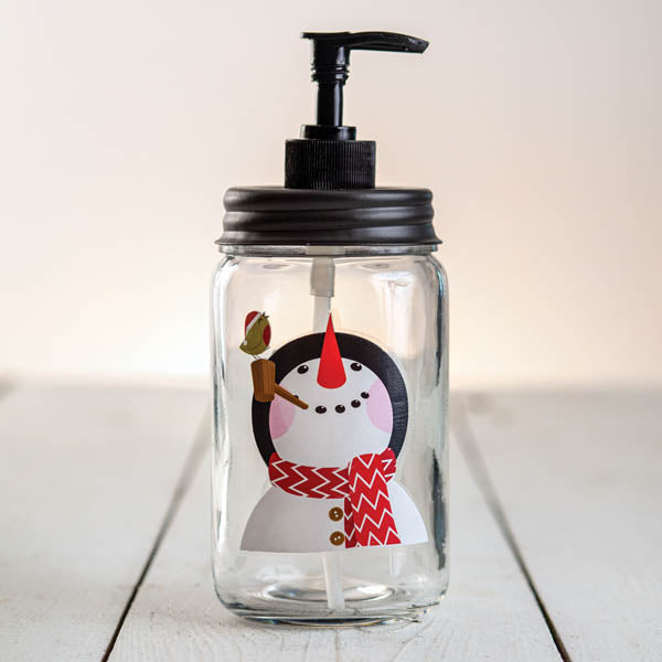 Snowman Soap Dispenser - D&J Farmhouse Collections