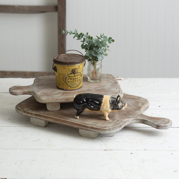 Set of Two Wood Cutting Board Risers - D&J Farmhouse Collections