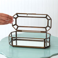 Antique Mirrored Trinket Box - D&J Farmhouse Collections