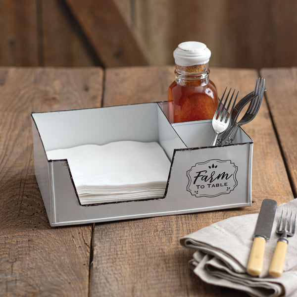 Farm to Table Napkin Caddy - D&J Farmhouse Collections