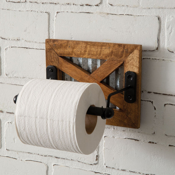 Barn Door Toilet Paper Holder - D&J Farmhouse Collections