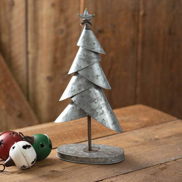 Layered Galvanized Christmas Tree - D&J Farmhouse Collections