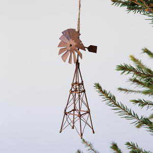 Rustic Windmill Ornament - Box of 4 - D&J Farmhouse Collections