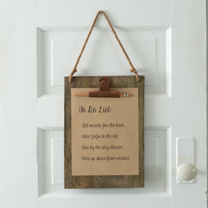 Wooden Hanging Clipboard - D&J Farmhouse Collections