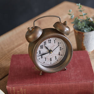 Vintage-Inspired Twin Bell Clock