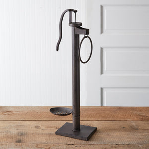 Water Pump Soap and Towel Holder