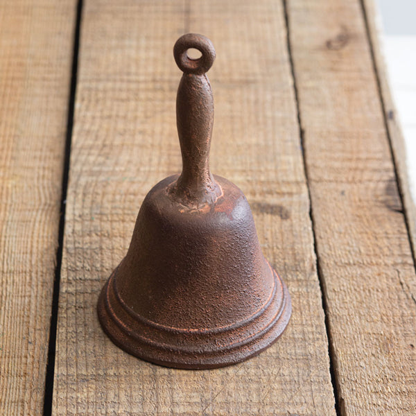 Antiqued Hand Bell - D&J Farmhouse Collections