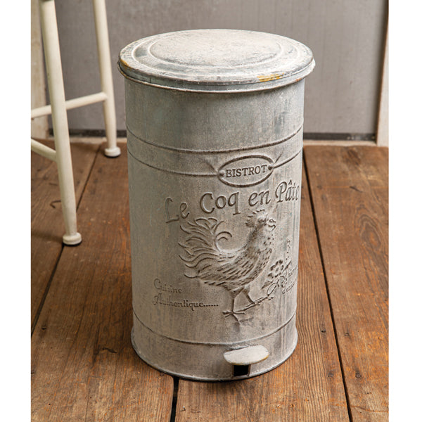 Rooster Trash Bin - D&J Farmhouse Collections