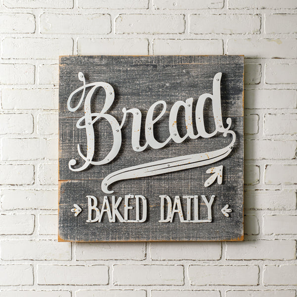 Bread Baked Daily Sign - D&J Farmhouse Collections