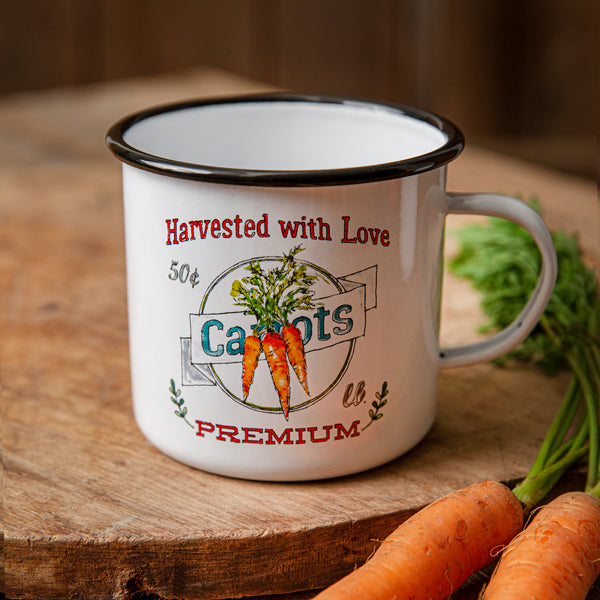 Carrots Enamelware Mug - D&J Farmhouse Collections