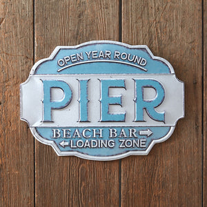 Beach Pier Wall Sign - D&J Farmhouse Collections