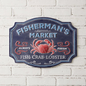 Fishermans Market Wall Sign - D&J Farmhouse Collections