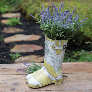 Honeycomb Metal Rainboot Planter - D&J Farmhouse Collections
