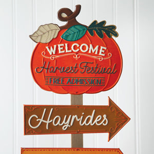 Harvest Festival Directional Sign Stand - D&J Farmhouse Collections
