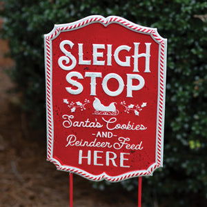 Sleigh Stop Garden Stake - D&J Farmhouse Collections