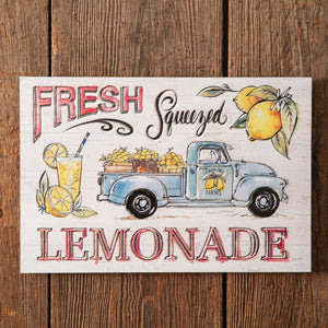 Fresh Squeezed Lemonade Wall Sign