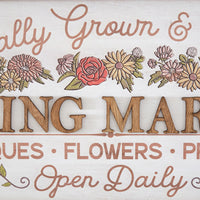 Spring Market Sign
