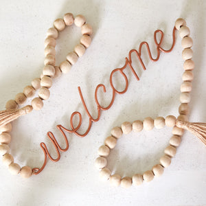 Welcome Beads with Tassels