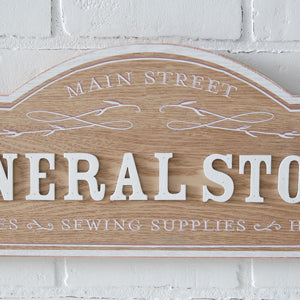 General Store Wall Sign