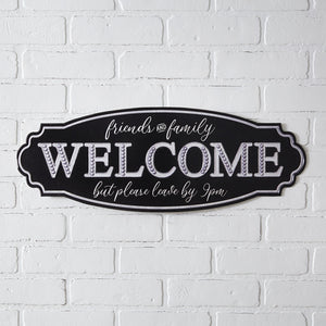Comical Welcome Wall Sign