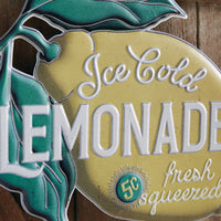Ice Cold Lemonade Wall Sign