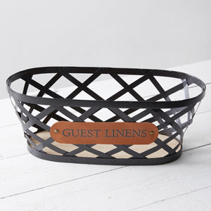Guest Linens Basket
