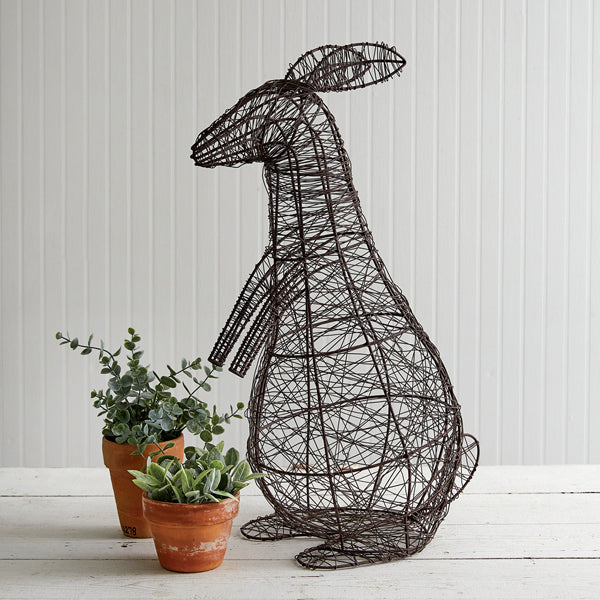 Wire Nest Bunny - D&J Farmhouse Collections