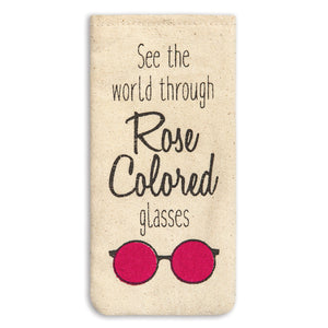 Rose Colored Eyeglass Case - D&J Farmhouse Collections