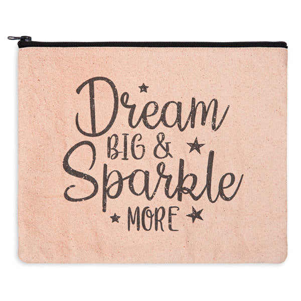 Dream Big & Sparkle More Travel Bag - D&J Farmhouse Collections