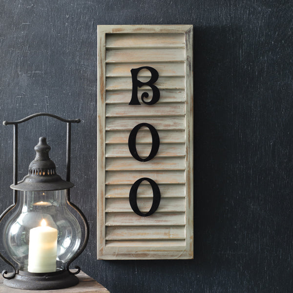 Wooden BOO Shutter - D&J Farmhouse Collections