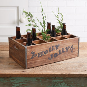 Holly Jolly Divided Crate