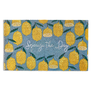 Squeeze The Day Lemons Doormat