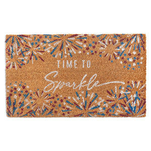 Time to Sparkle Americana Doormat