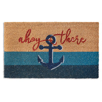 Ahoy There Nautical Doormat